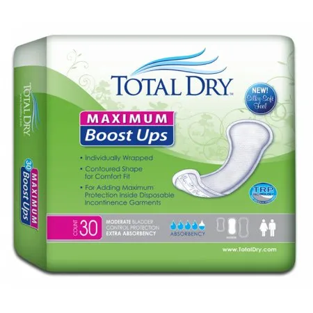 Secure Personal Care Products - TotalDry - SP1579 - Booster Pad TotalDry 13.8 Inch Length Heavy Absorbency Polymer Core One Size Fits Most