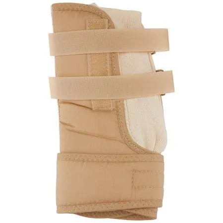 Patterson Medical Supply - Rolyan D-Ring with MCP Support - A6124 - Wrist Brace Rolyan D-ring With Mcp Support Aluminum / Polyester / Cotton / Foam / Polyester Right Hand Beige Small