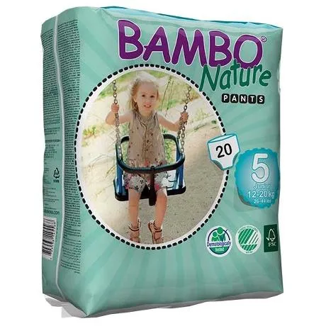 Abena - 310138 - Youth Training Pants Bambo&reg; Nature Pull On Disposable Heavy Absorbency