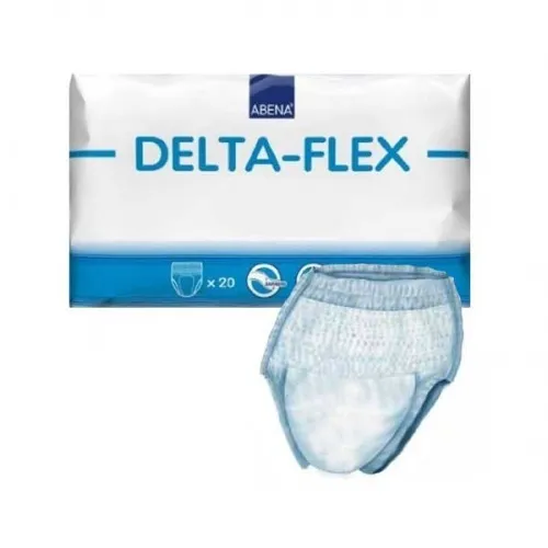 Abena - From: 308891 To: 308893 - Delta Flex M1 Unisex Adult Absorbent Underwear Delta Flex M1 Pull On with Tear Away Seams Small / Medium Disposable Moderate Absorbency