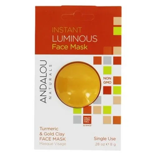 Andalou Naturals - KHFM00276871 - Instant Luminous Face Mask Turmeric & Gold Clay
