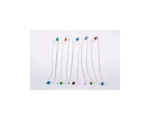 Amsino - AS42022S - Foley Catheter, 100% Silicone, 22FR x 30cc Balloon, Two-Way, Sterile, Latex Free (LF), 10/bx