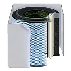 Austin Air - From: 13-4214BLK To: 13-4214W - Bedroom Machine Accessory White Replacement Filter Only