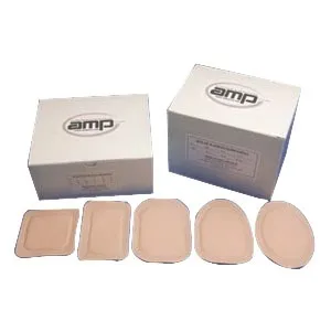 Austin Medical - Ampatch - From: 838234001162 To: 838234001568 - Prod  2 1/8" round, , 7/8" hole, micro adhesive.