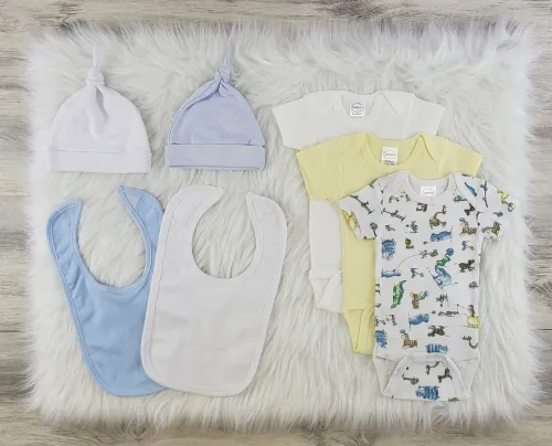 Bambini Layette Infant Wear - From: LS_0583L To: LS_0583S - BLI Bambini 7 Pc Layette Baby Clothes Set Large