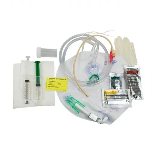 Bard Rochester - Bardex I.C. - 303318A - Bard Home Health Div  BARDEX Advanced I.C. Foley Tray with Urine Meter, 18 french. Microbicidal Control Fit Outlet Tube, Statlock Stabilization Device.