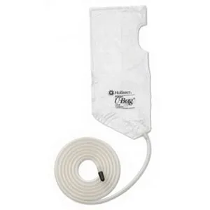Healthsmart - 7513 - Nu-Flex one-piece post-op precut adult drainable pouch with closure clamp 1-5/8" round, 3-1/2" adhesive foam pad, 24 oz., odor-proof, opaque.