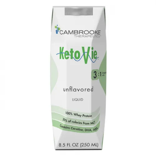 Cambrooke Foods - 50403 - KetoVie 3:1 Ketogenic Formula, Unflavored, 8.5 fl. oz.