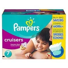 Cardinal Health - 3700086262 - Pampers Cruisers Diapers 41 lb+ Baby Weight