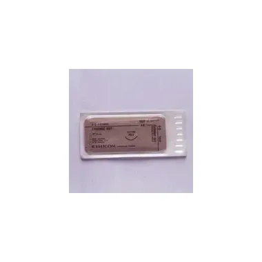 Ethicon Suture - CC04G - ETHICON SURGICAL GUT SUTURE CHROMIC SUTURE TAPER POINT SIZE 0 818" NEEDLE MO5 ½ CIRCLE 1DZ/BX