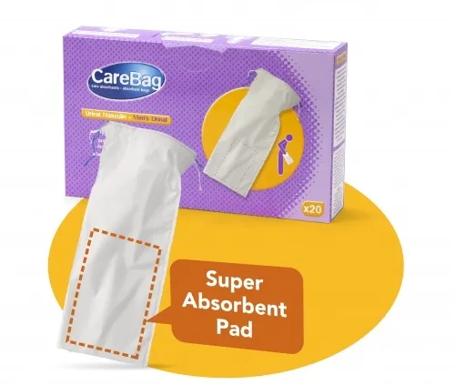 Cleanis From: 7733393 To: 7733993 - Carebag Men's Urinal With Super Absorbent Pad Vomit Bag Men’s