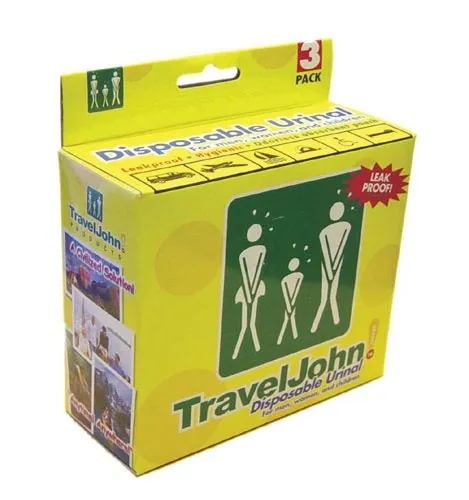 Complete Medical - 3033A - Travel John Disp Urinary Pouch