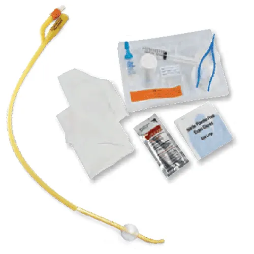 Cardinal Health - Dover - 6165C -   Hydrogel Coated Latex Coude Tip Foley Catheter Tray, 16 Fr, 5 mL