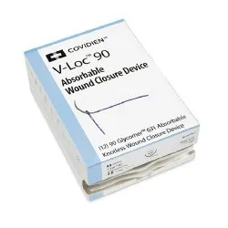 Medtronic - From: VLOCM0003 To: VLOCM3245 - V Loc 90 Suture, Premium Reverse Cutting, Size 2 0, 9", Violet, Needle P 14, 1 dz/bx (Continental US Only)
