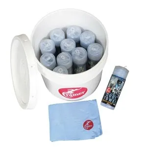 Cramer - From: 760391 To: 760393 - Reusable Towel Team Bucket Includes (12) Towels