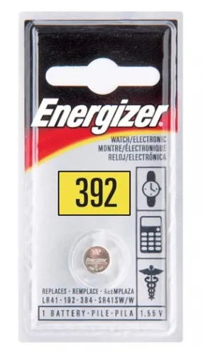 Energizer - 392BPZ - Battery Oxide, 1.5V, MAH: 42 (Watch Battery)