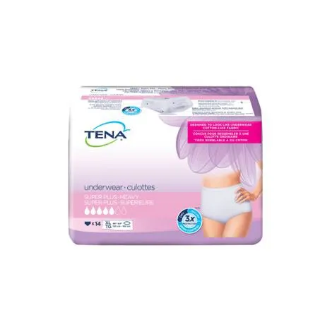 Essity Health & Medical Solutions - TENA Women Super Plus - 54285 - Essity  Female Adult Absorbent Underwear  Pull On with Tear Away Seams Small / Medium Disposable Heavy Absorbency