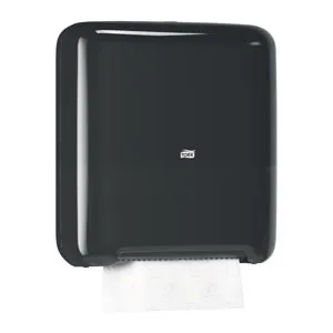 Essity - 5510282 - Hand Towel Roll Dispenser, Elevation, Universal, Black, H1, Plastic, 14.7" x 13.2" x 8.1", 1/cs