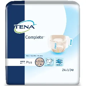 Essity - TENA Complete - 67340 -  Unisex Adult Incontinence Brief  X Large Disposable Moderate Absorbency