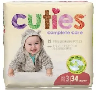 First Quality - CCC03 - Cuties Complete Care Baby Diapers