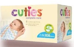 First Quality - Cuties Complete Care - From: CCC10 To: CCC17 - Diaper