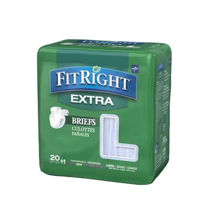 Medline - FITEXTRAMD - FitRight Extra Briefs