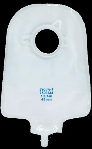 Securi-T - 7503214 - Urostomy Pouch Securi-T Two-Piece System 9 Inch Length Drainable Without Barrier