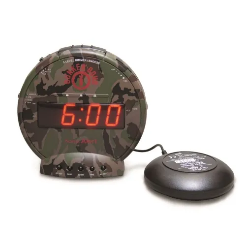Harris Communication - SA-SBC575SS - Bunker Bomb Vibrating Alarm Clock