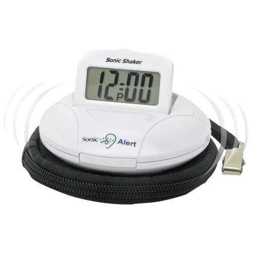 Harris Communication - Sonic Alert - From: SA-SBP100 To: SA-SBP100B - Sonic Shaker Vibrating Travel Alarm Clock