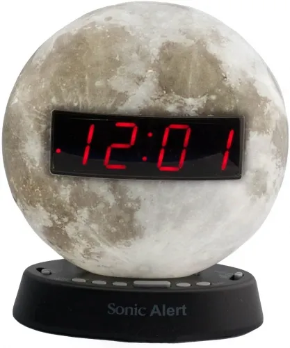 Harris Communication - Sonic Alert - From: SA-SBW100MO To: SA-SBW100MOSS - Moonlight Alarm Clock