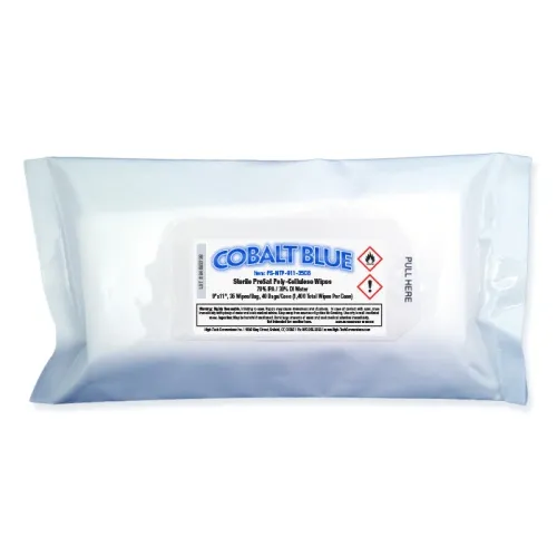 High Tech Conversion - FS-NTP-911.35CB - Sterile Polypropylene Wipes Saturated With 70% Ipa / 30% Di Water In Resealable Bags Validated Sterile Iso Class 5 - Sterile Presaturated Wipes