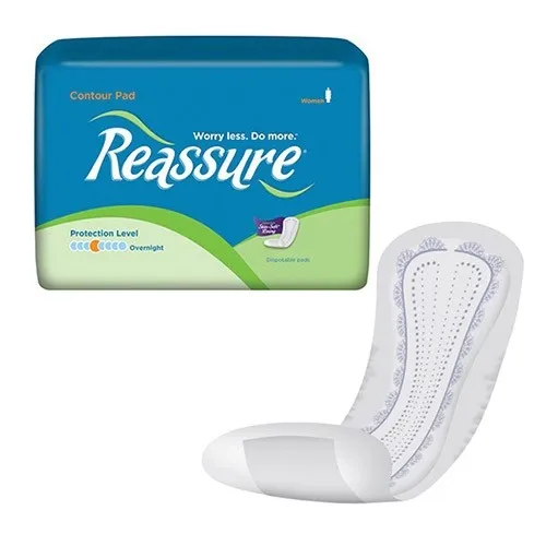 Home Delivery Incontinent Supplies - RCOP - Reassure Contour Pad Overnight