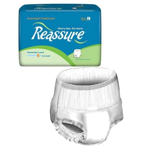 Home Delivery Incontinent Supplies - ROUX - Reassure Overnight Underwear XL