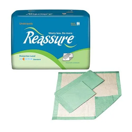 Home Delivery Incontinent Supplies - RUND - Reassure Standard Underpads