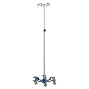 Blickman - 0541370600 - IV Stand, Heavy Duty, 6 Hook, 6 Leg, Powder Coated Low Center of Gravity Base (DROP SHIP ONLY)