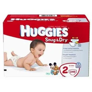 Kimberly Clark - 35480 - HUGGIES Snug & Dry Disposable Diapers