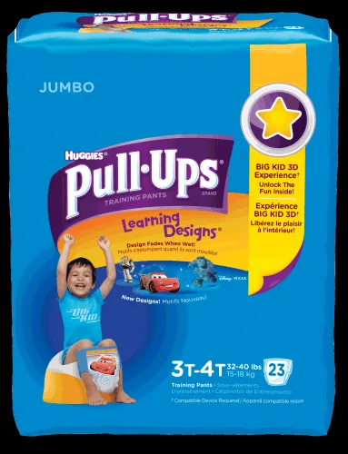 Kimberly Clark - 21329 - Pull-Ups Training Pants for Boys with Learning Design 3T/4T