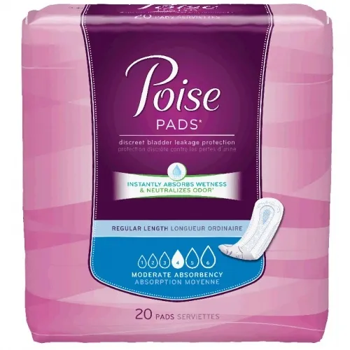 Kimberly Clark - From: 33558 To: 33558 - Poise Pad Moderate Absorbency