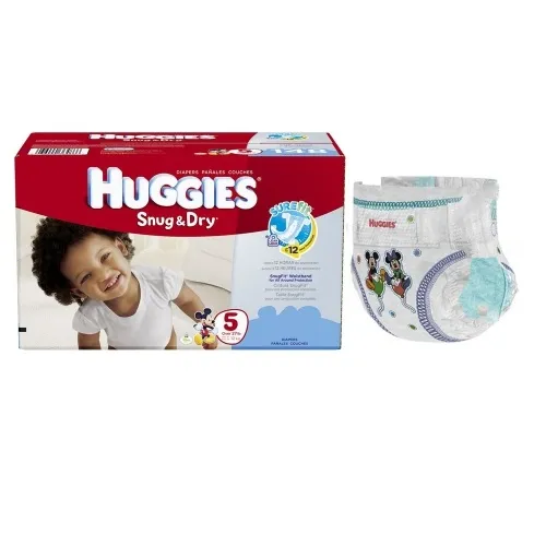 Kimberly Clark - 43085 - HUGGIES Snug and Dry DiapersMega Colossal Pack