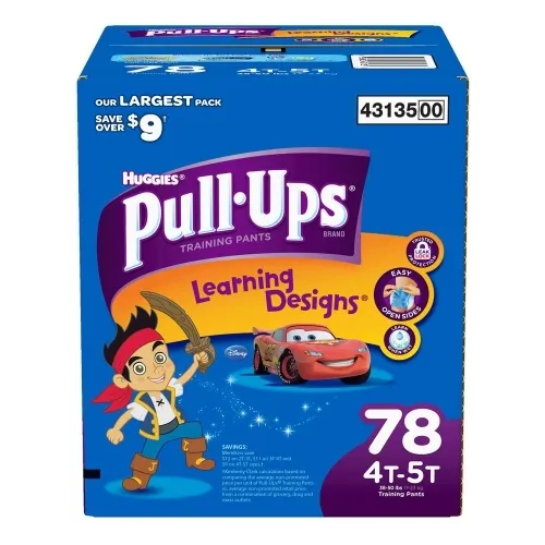Kimberly Clark - From: 43135 To: 43932 - Toddler Training Pants Pull Ups&reg; Learning Designs&reg; Pull On 4T 5T Disposable Heavy Absorbency