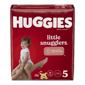Kimberly Clark - 49706 - Little Snugglers, Size 5, Jumbo Pack, 19/pk, 4 pk/cs