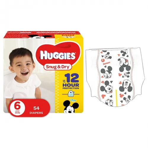 Kimberly Clark - From: 49858 To: 49903 - HUGGIES Snug and Dry Diapers HUGE Pack, 124 Count