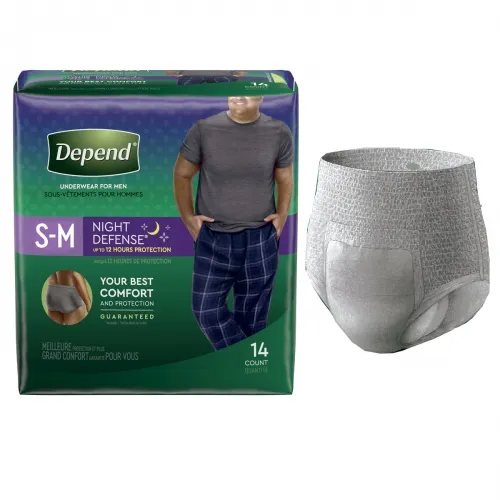 Kimberly Clark - From: 51124 To: 51126 - Depend Night Defense Underwear for Men
