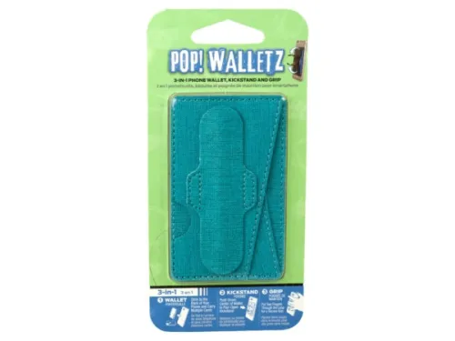 Kole Imports - EN369 - Pop Wallet Blue