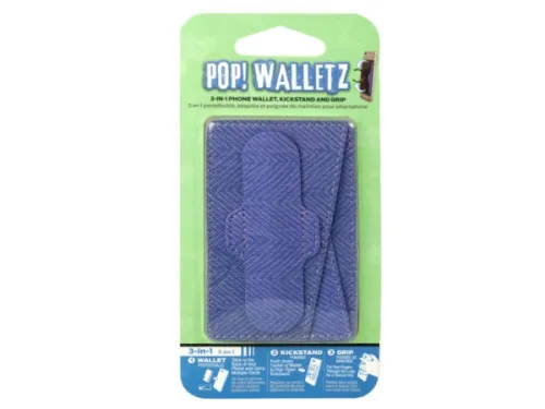 Kole Imports - EN371 - Pop Wallet Purple