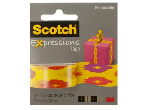 Kole Imports - OP649 - Scotch Expressions Southwest Yellow Removable Tape