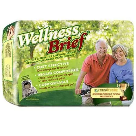 Unique Wellness - From: 3131 To: 3155 - Wellness Brief Super Absorbent Med 24" 36"