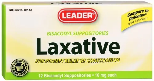 Leader OTC - 2372126 - Leader Laxative Suppositories