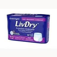 LivDry - LIV048S - Overnight Protective Underwear-Extra