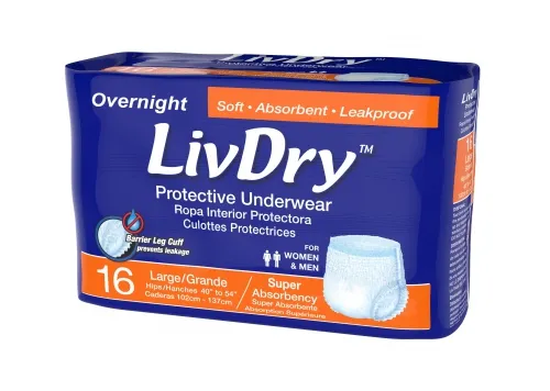 Livedo - LIV064S bag - LivDry Overnight Protective Underwear L (40 - 54)